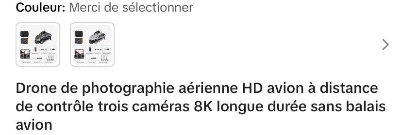 Drone V888 avion 8k