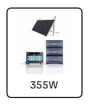 Kit solaire panneau 355w sortie 2400Wh